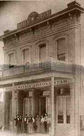 Tucson Daily Star Building 1881